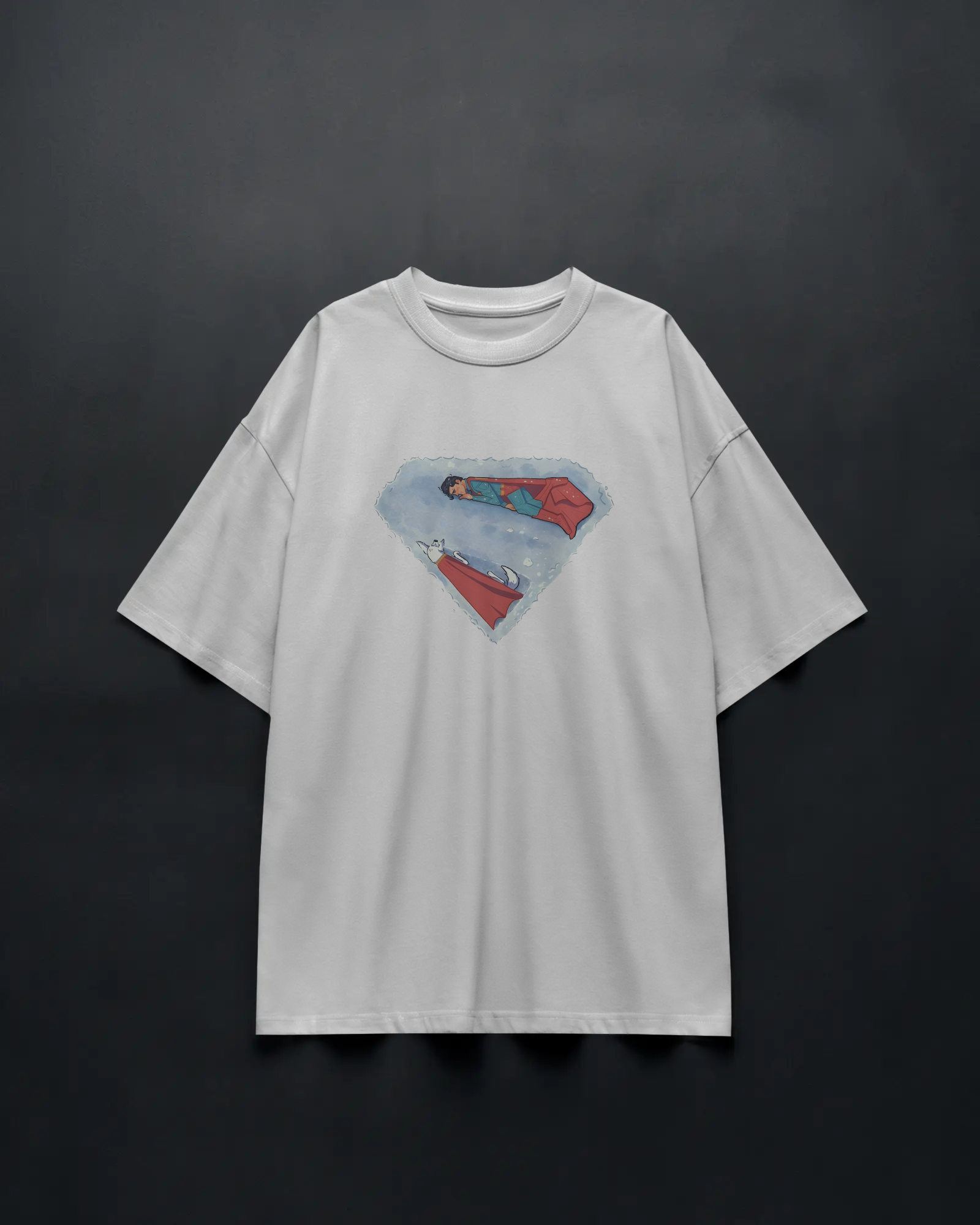 Superman & Krypto Snowfall Tee