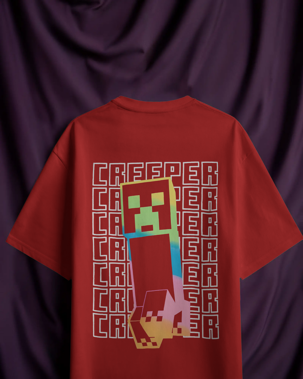 Minecraft Neon Creeper Tee