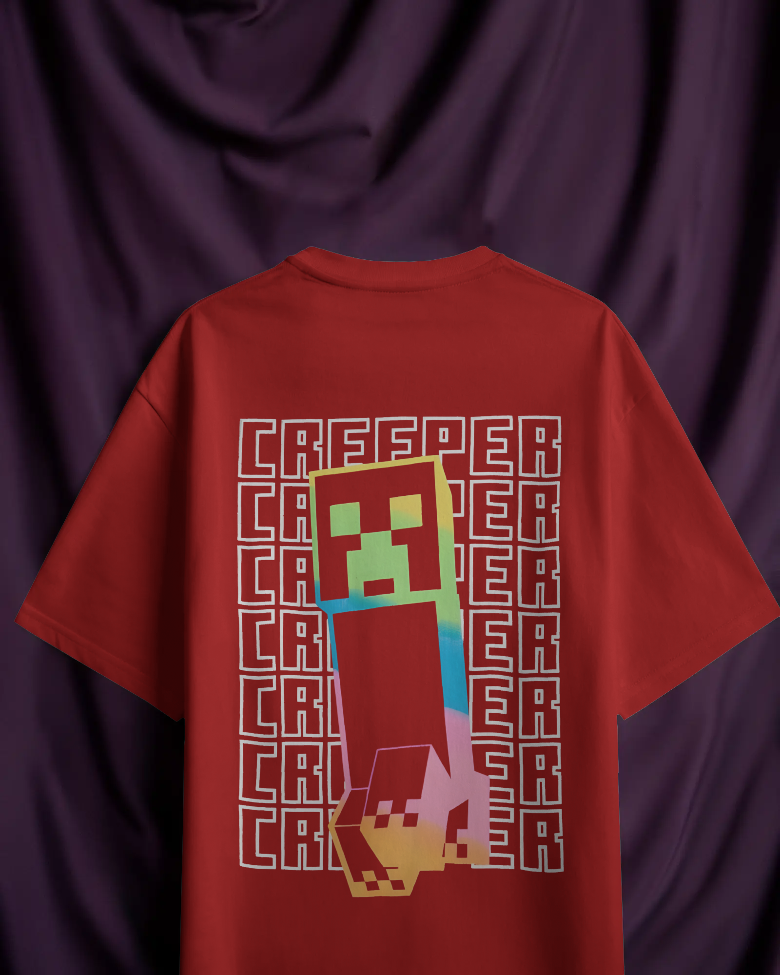 Minecraft Neon Creeper Tee