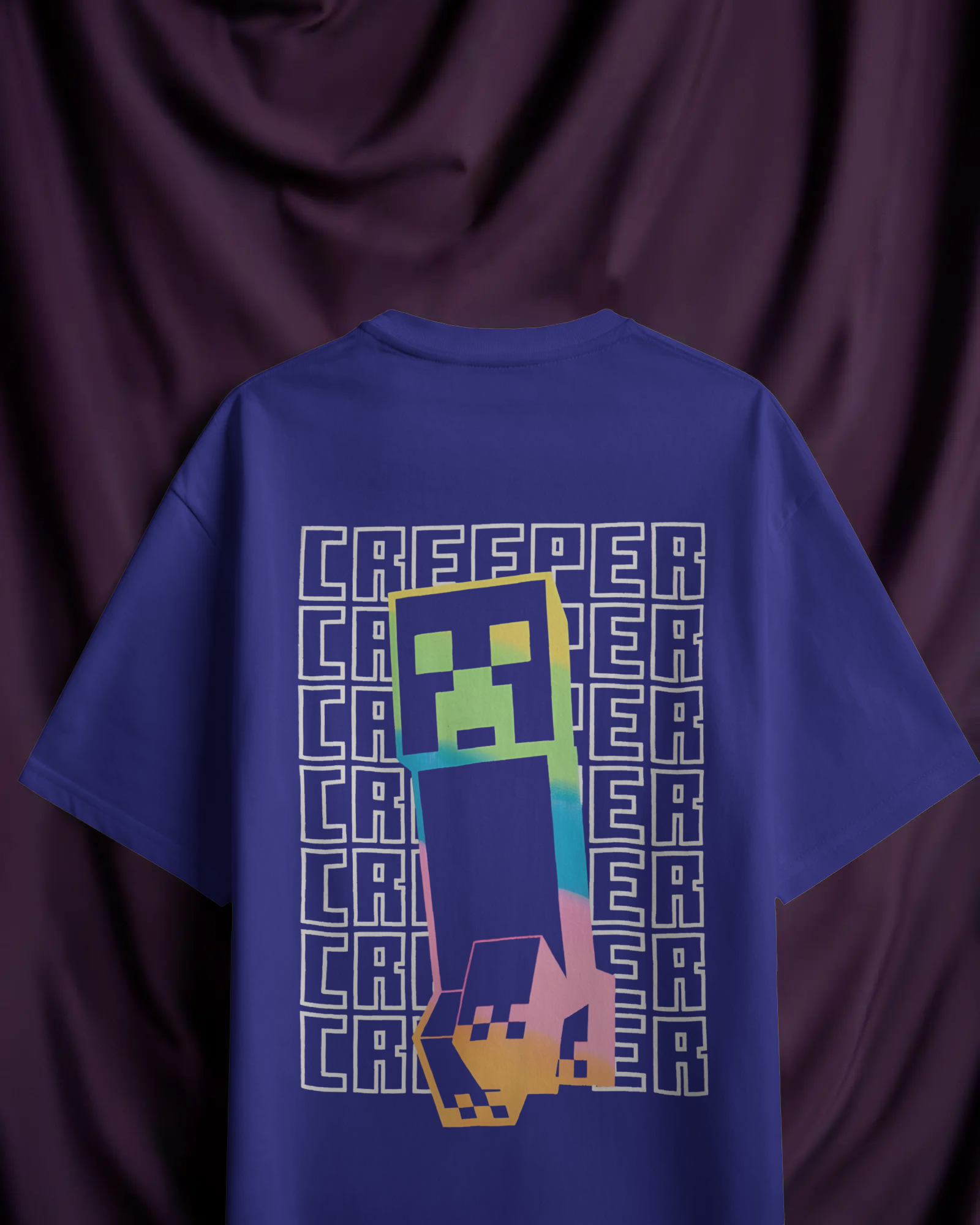 Minecraft Neon Creeper Tee
